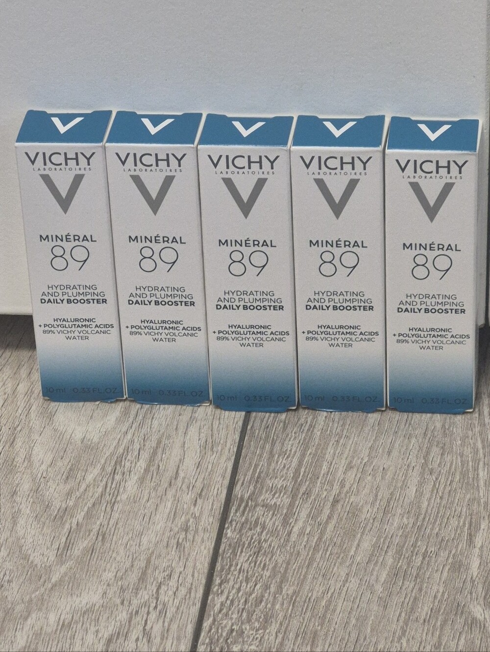 Vichy Mineral 89 Fortifying and Plumping Daily Booster 10ml (0.33fl.oz) X 5 NEW